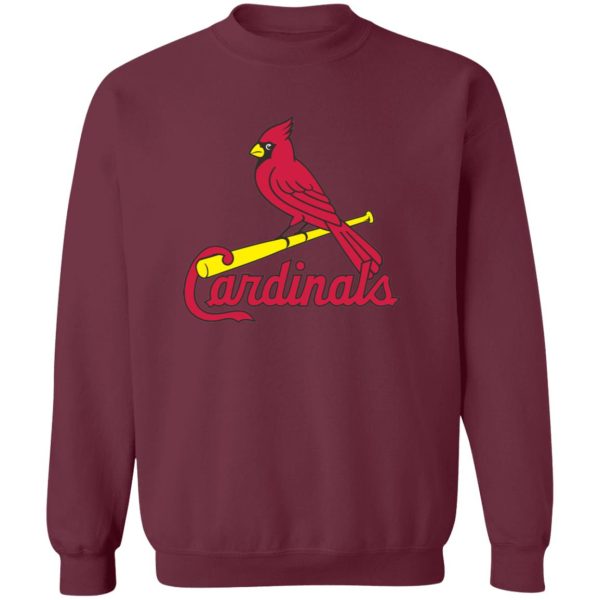 St. Louis Cardinals Baseball  Unisex Sizing Blend Material Crewneck Pullover Sweatshirt - Image 5