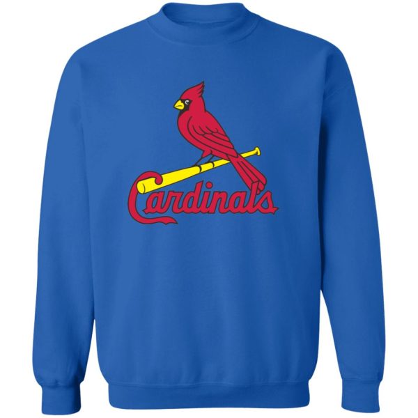 St. Louis Cardinals Baseball  Unisex Sizing Blend Material Crewneck Pullover Sweatshirt - Image 9