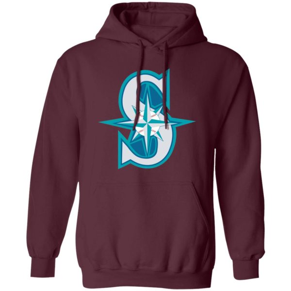 Seattle Mariners Baseball  Unisex Sizing Blend Material Pullover Hoodie - Image 3