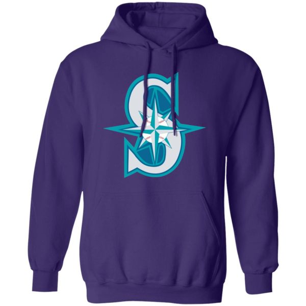 Seattle Mariners Baseball  Unisex Sizing Blend Material Pullover Hoodie - Image 5