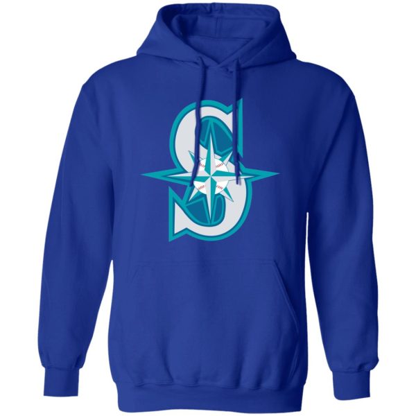 Seattle Mariners Baseball  Unisex Sizing Blend Material Pullover Hoodie - Image 6