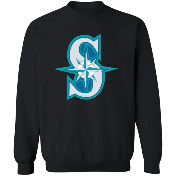 Seattle Mariners Baseball  Unisex Sizing Blend Material Crewneck Pullover Sweatshirt