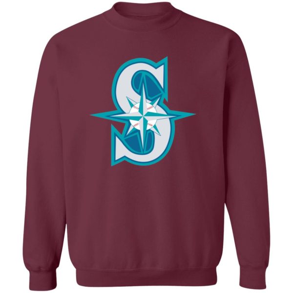 Seattle Mariners Baseball  Unisex Sizing Blend Material Crewneck Pullover Sweatshirt - Image 2