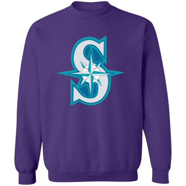 Seattle Mariners Baseball  Unisex Sizing Blend Material Crewneck Pullover Sweatshirt - Image 5