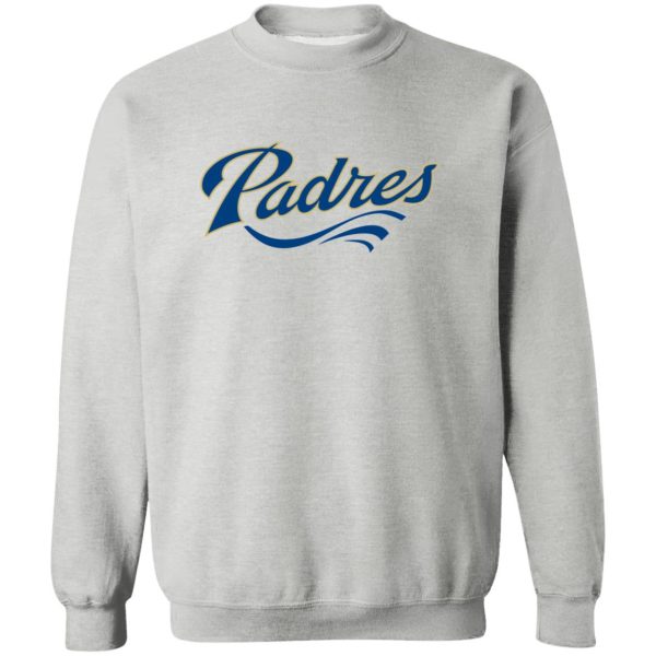 San Diego Padres Baseball  Unisex Sizing Blend Material Crewneck Pullover Sweatshirt