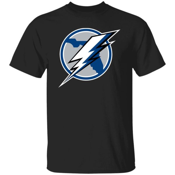 Tampa Bay Lightning Ice hockey  Unisex Cotton. T-Shirt - Image 3