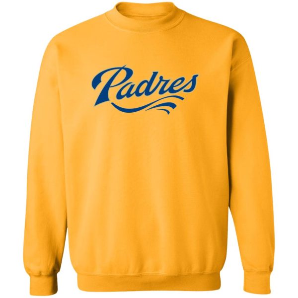 San Diego Padres Baseball  Unisex Sizing Blend Material Crewneck Pullover Sweatshirt - Image 4