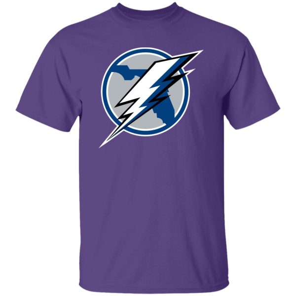 Tampa Bay Lightning Ice hockey  Unisex Cotton. T-Shirt - Image 9