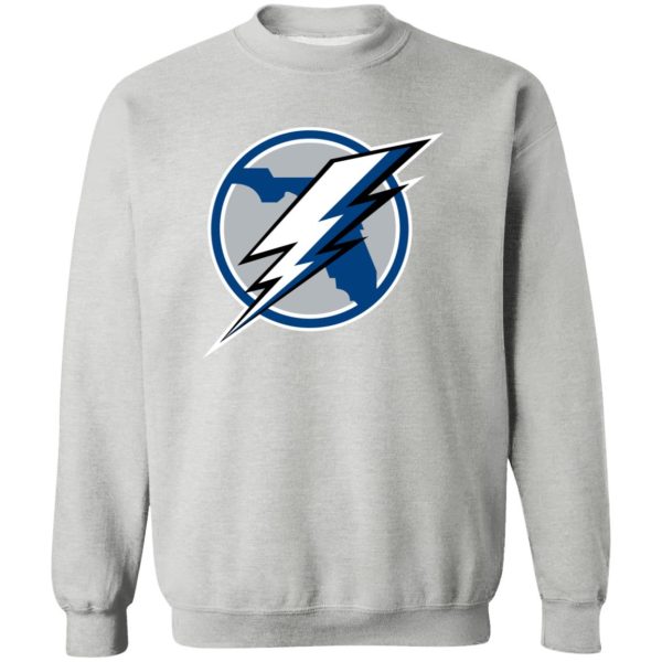 Tampa Bay Lightning Ice hockey  Unisex Sizing Blend Material Crewneck Pullover Sweatshirt - Image 2