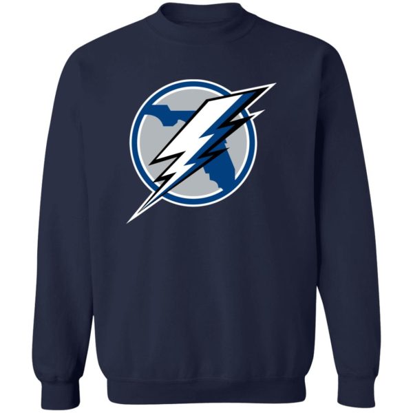 Tampa Bay Lightning Ice hockey  Unisex Sizing Blend Material Crewneck Pullover Sweatshirt - Image 6