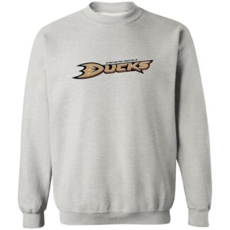 Anaheim Ducks Ice hockey  Unisex Sizing Blend Material Crewneck Pullover Sweatshirt