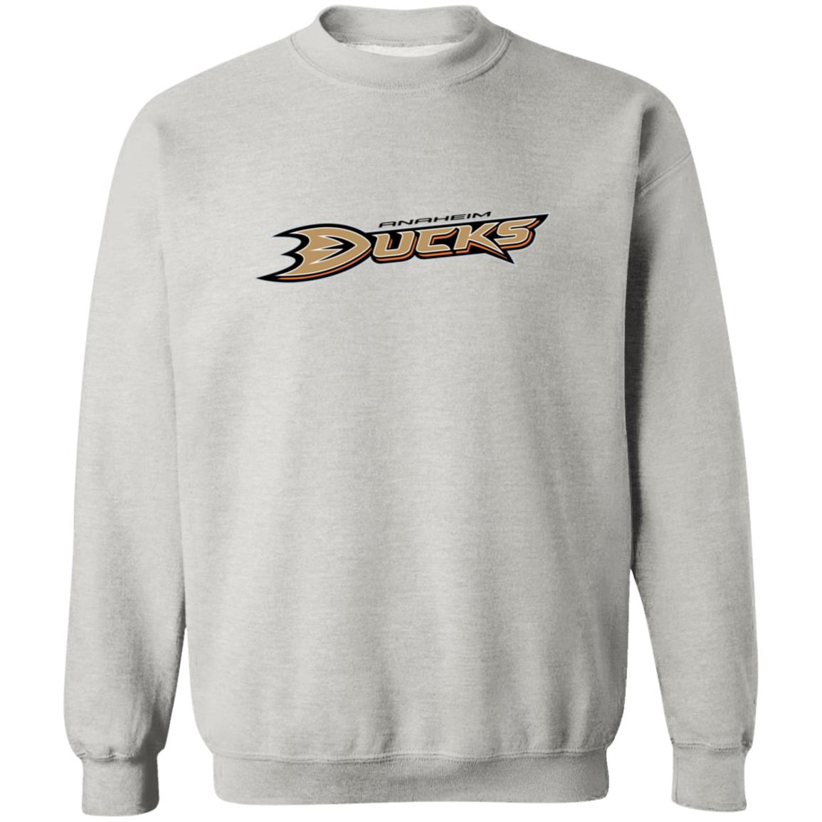 Anaheim Ducks Ice hockey Unisex Sizing Blend Material Crewneck Pullover Sweatshirt
