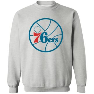 Philadelphia 76ers Basketball  Unisex Sizing Blend Material Crewneck Pullover Sweatshirt