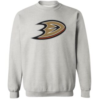 Anaheim Ducks Ice hockey  Unisex Sizing Blend Material Crewneck Pullover Sweatshirt