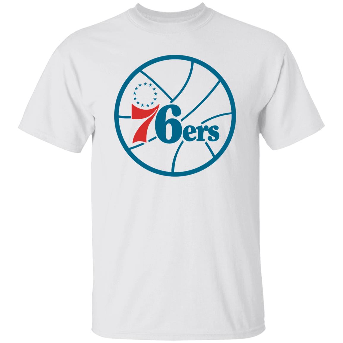 Philadelphia 76ers Basketball Unisex Cotton. T-Shirt