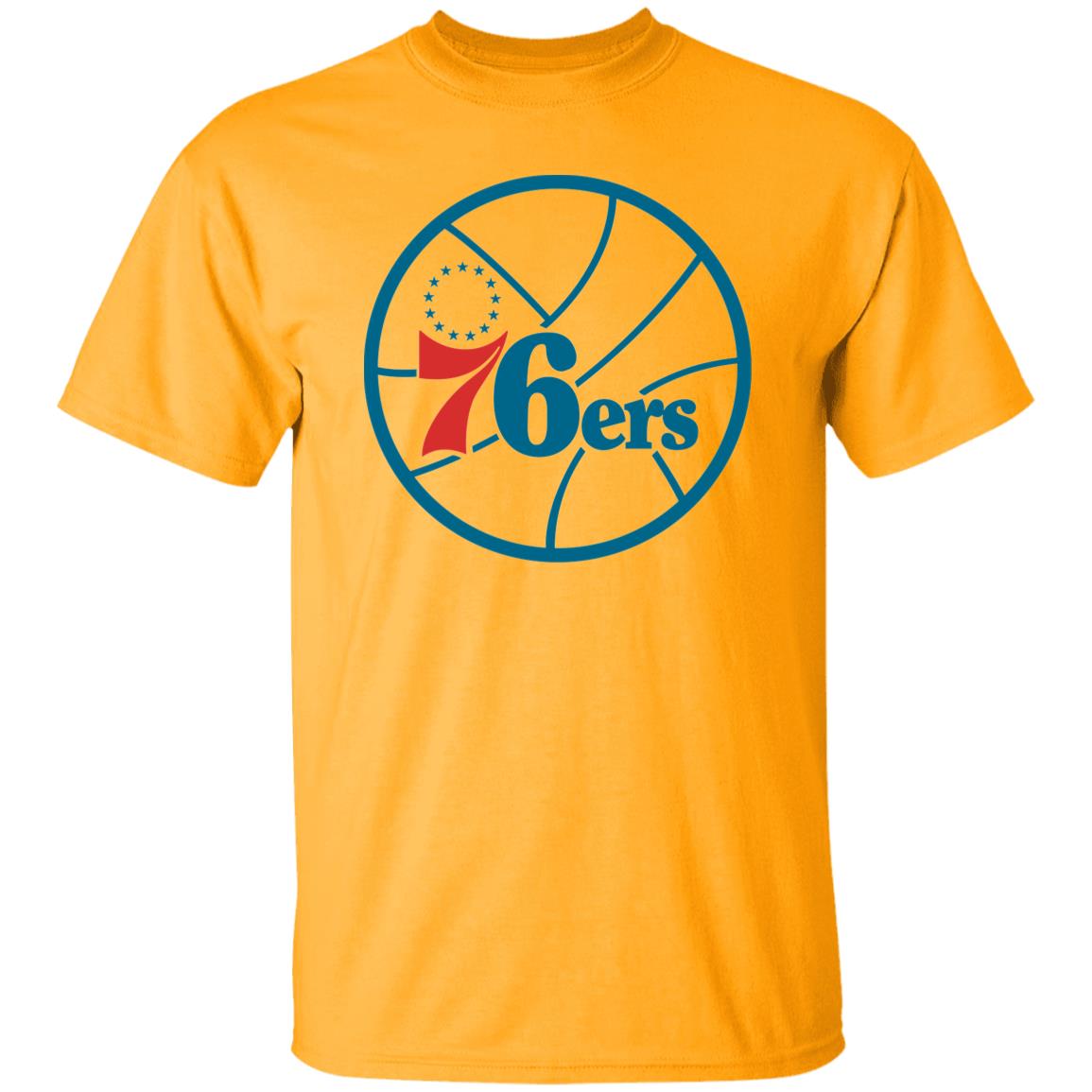 Philadelphia 76ers Basketball Unisex Cotton. T-Shirt - Image 2