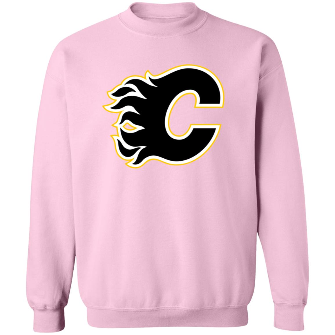 Calgary Flames Ice hockey Unisex Sizing Blend Material Crewneck Pullover Sweatshirt - Image 8