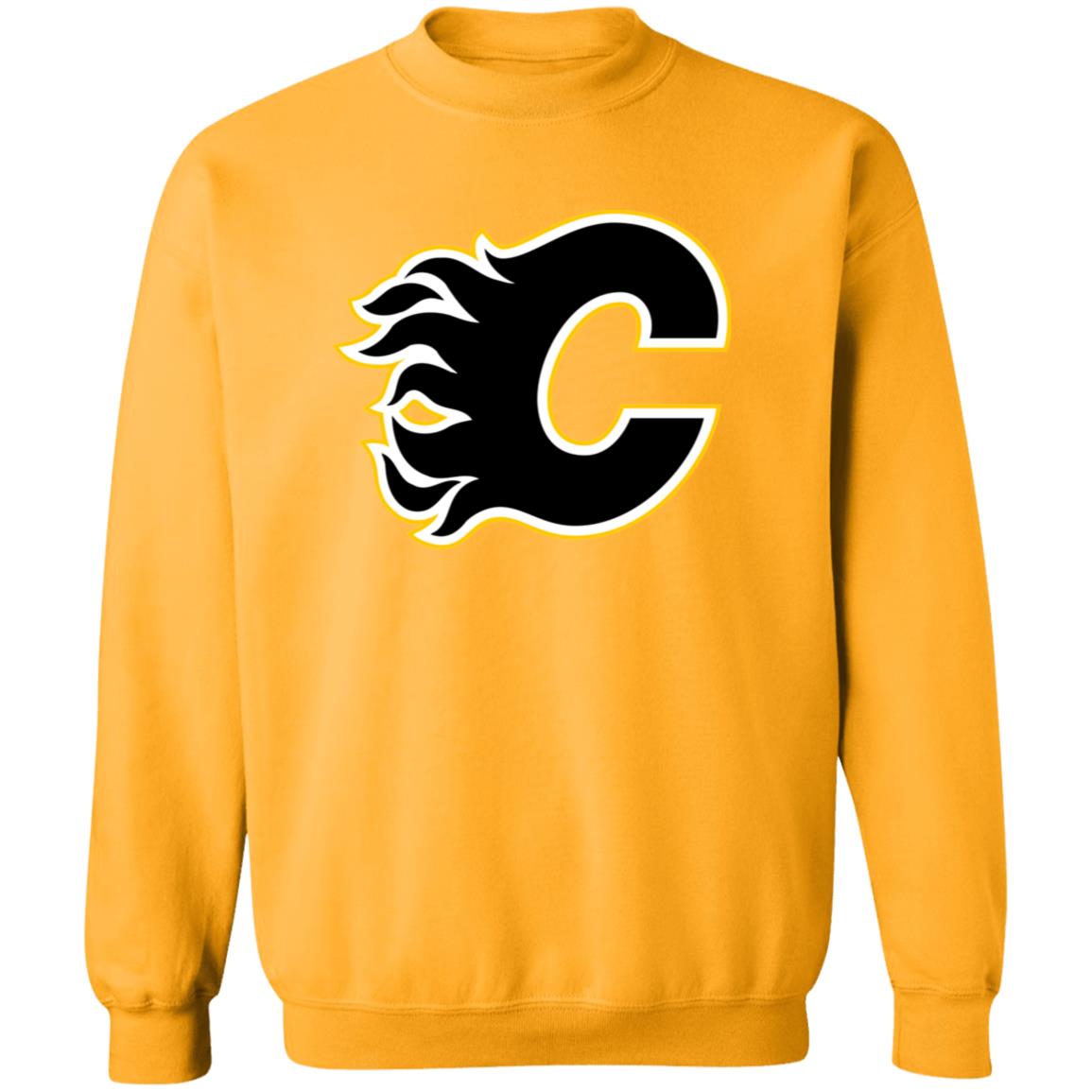 Calgary Flames Ice hockey Unisex Sizing Blend Material Crewneck Pullover Sweatshirt - Image 10