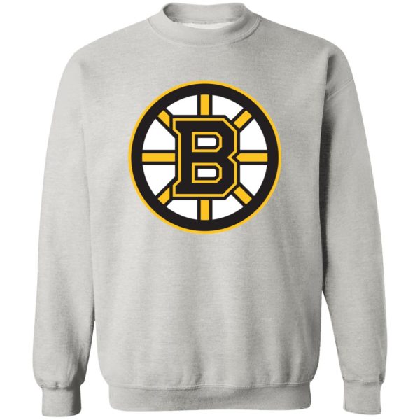 Boston Bruins Ice hockey  Unisex Sizing Blend Material Crewneck Pullover Sweatshirt