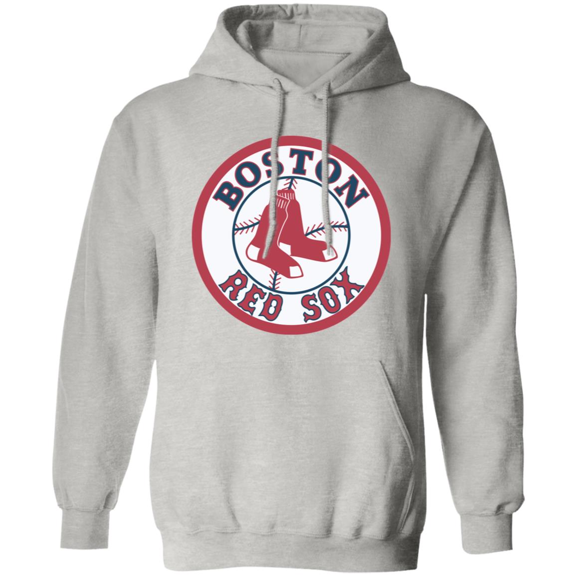 Boston Red Sox Baseball Unisex Sizing Blend Material Pullover Hoodie