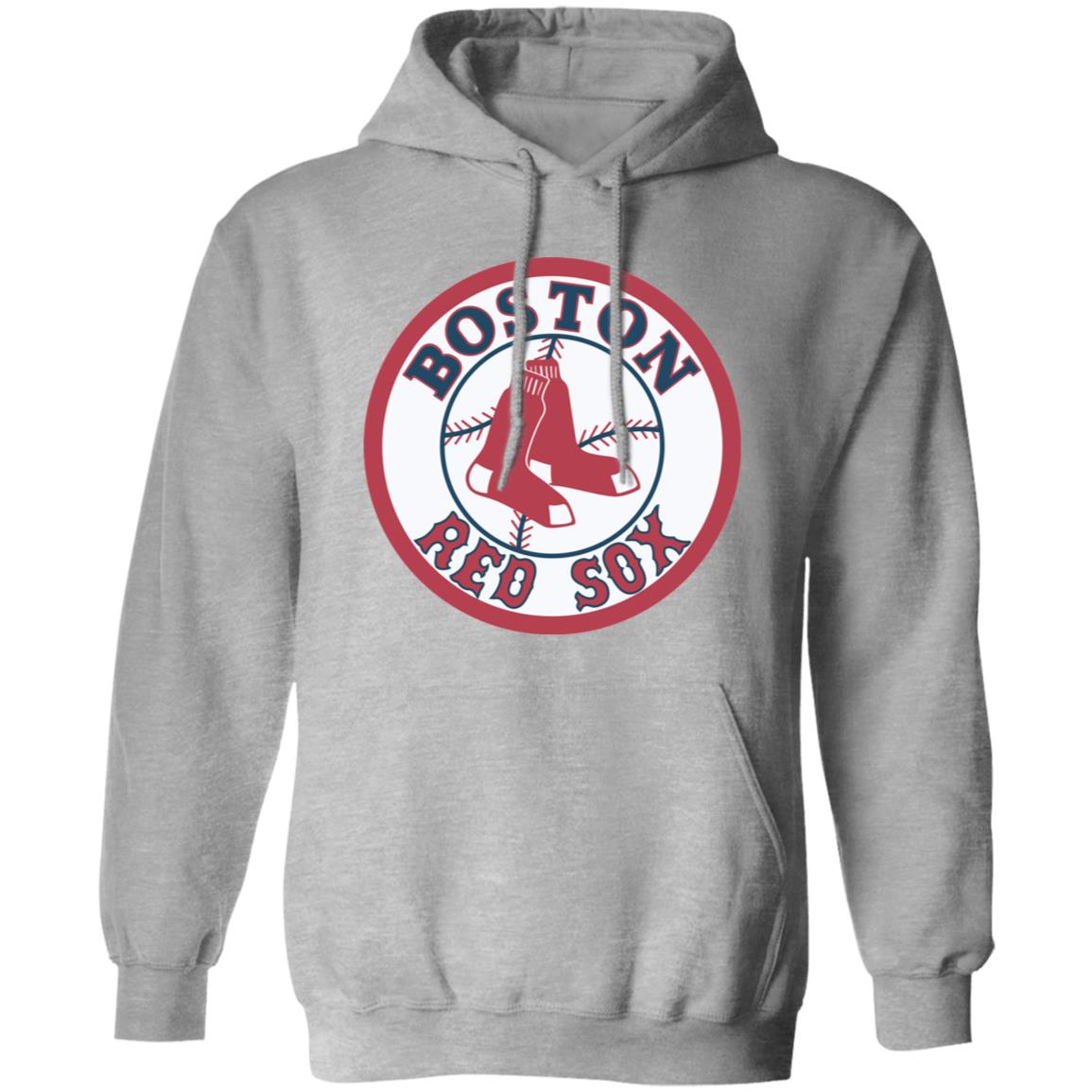 Boston Red Sox Baseball Unisex Sizing Blend Material Pullover Hoodie - Image 2