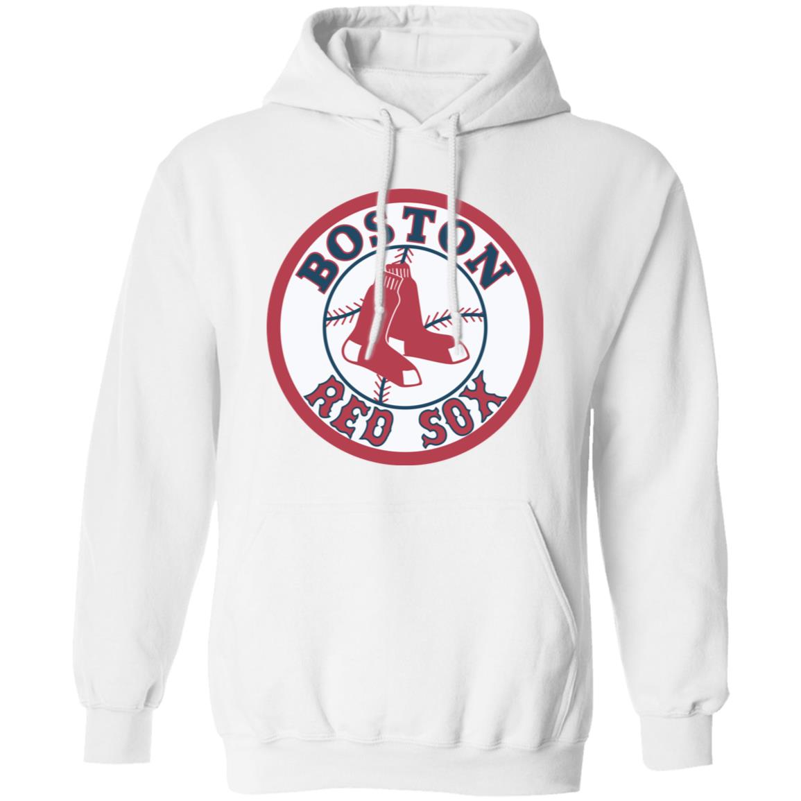 Boston Red Sox Baseball Unisex Sizing Blend Material Pullover Hoodie - Image 3