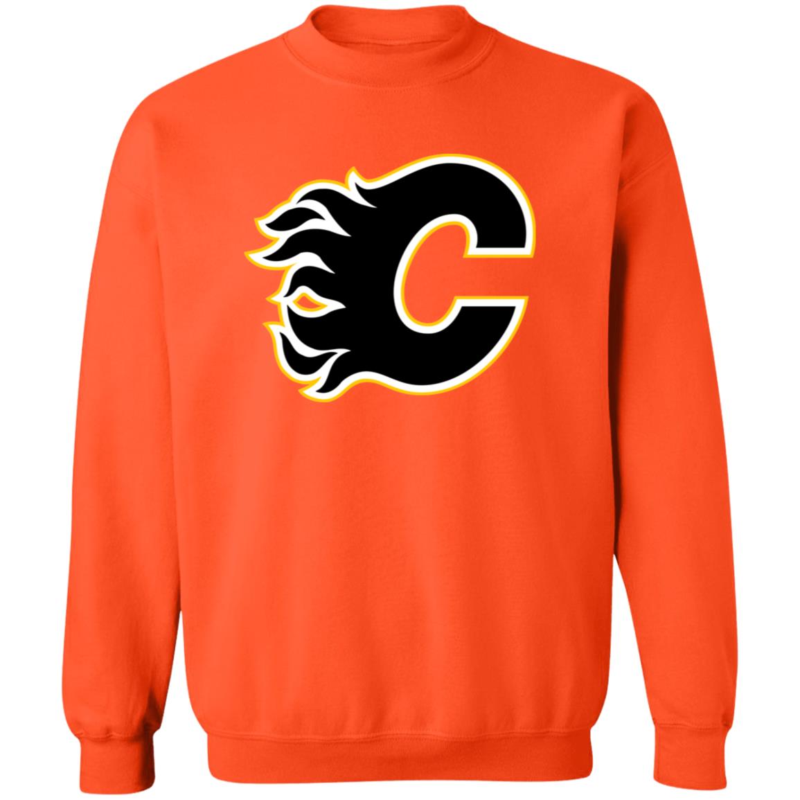 Calgary Flames Ice hockey Unisex Sizing Blend Material Crewneck Pullover Sweatshirt - Image 12