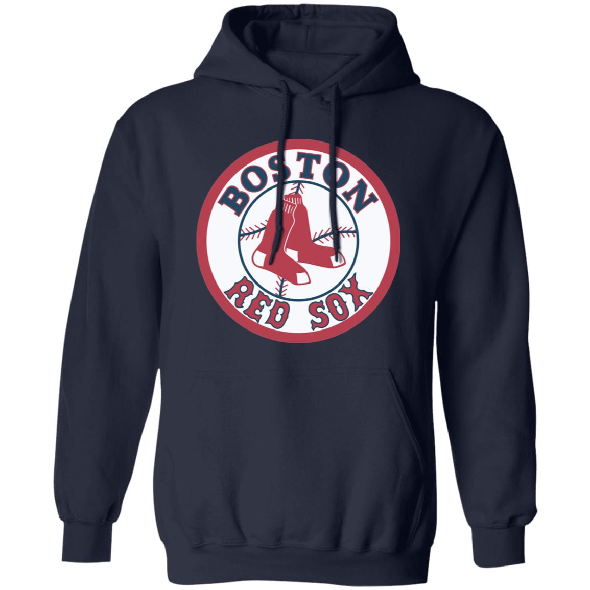 Boston Red Sox Baseball Unisex Sizing Blend Material Pullover Hoodie - Image 5