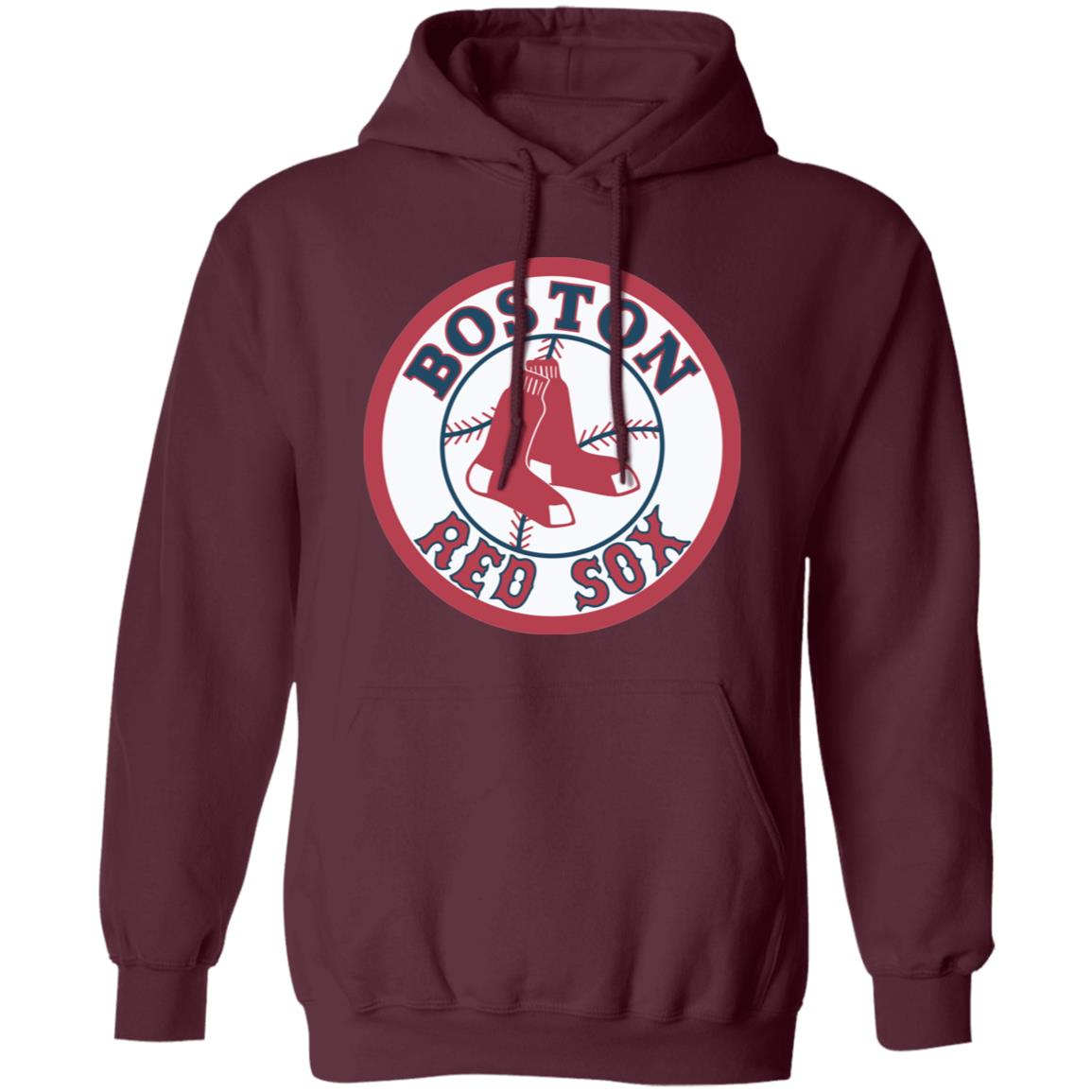 Boston Red Sox Baseball Unisex Sizing Blend Material Pullover Hoodie - Image 8