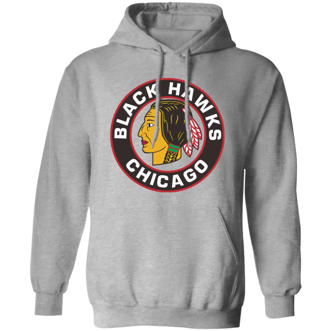 Chicago Blackhawks Ice hockey Unisex Sizing Blend Material Pullover Hoodie - Image 2