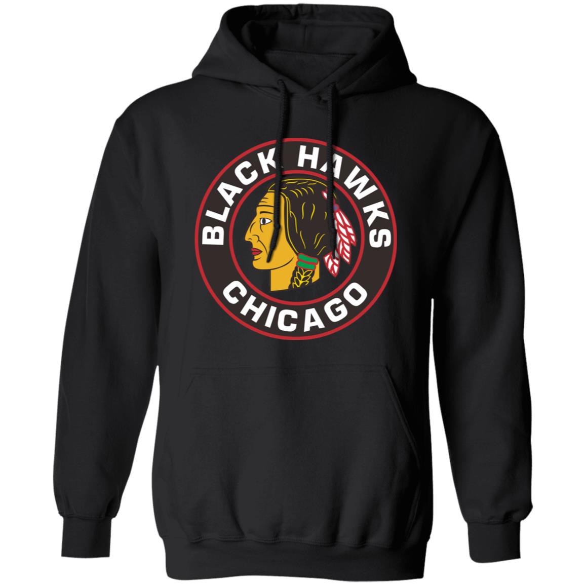 Chicago Blackhawks Ice hockey Unisex Sizing Blend Material Pullover Hoodie - Image 4
