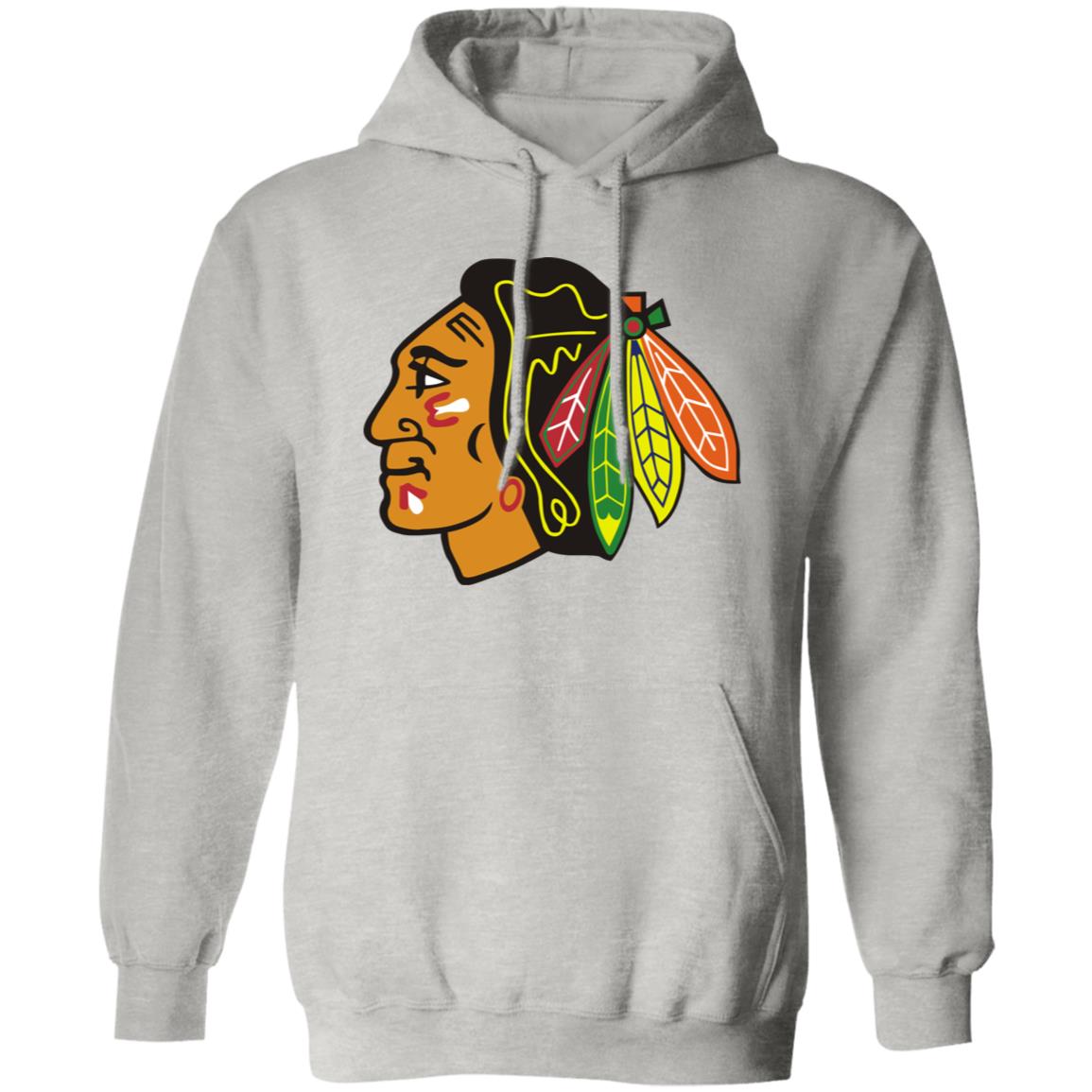 Chicago Blackhawks Ice hockey Unisex Sizing Blend Material Pullover Hoodie