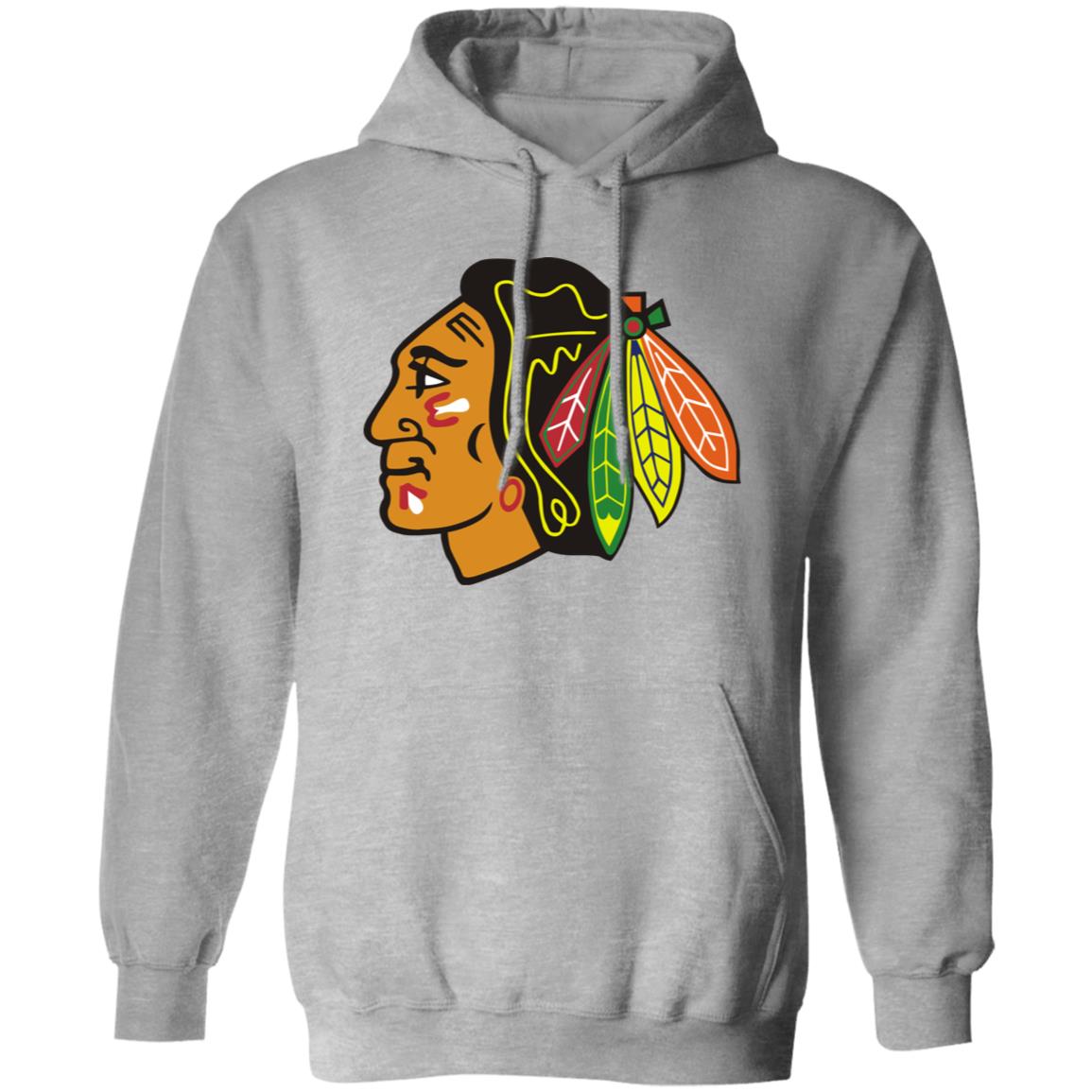 Chicago Blackhawks Ice hockey Unisex Sizing Blend Material Pullover Hoodie - Image 2