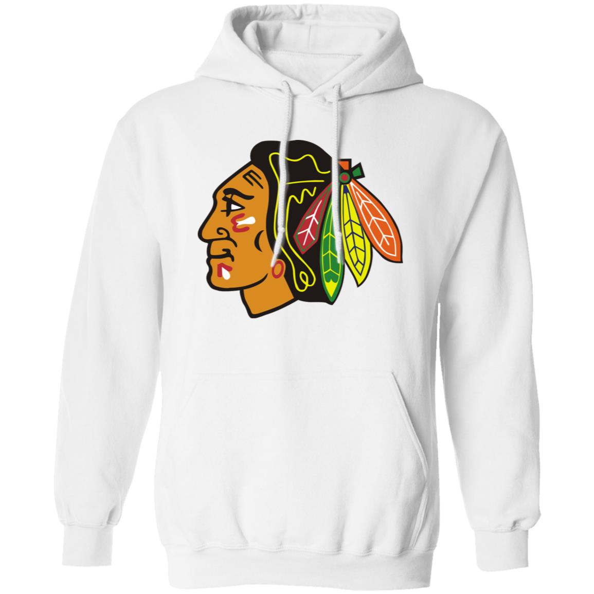 Chicago Blackhawks Ice hockey Unisex Sizing Blend Material Pullover Hoodie - Image 3