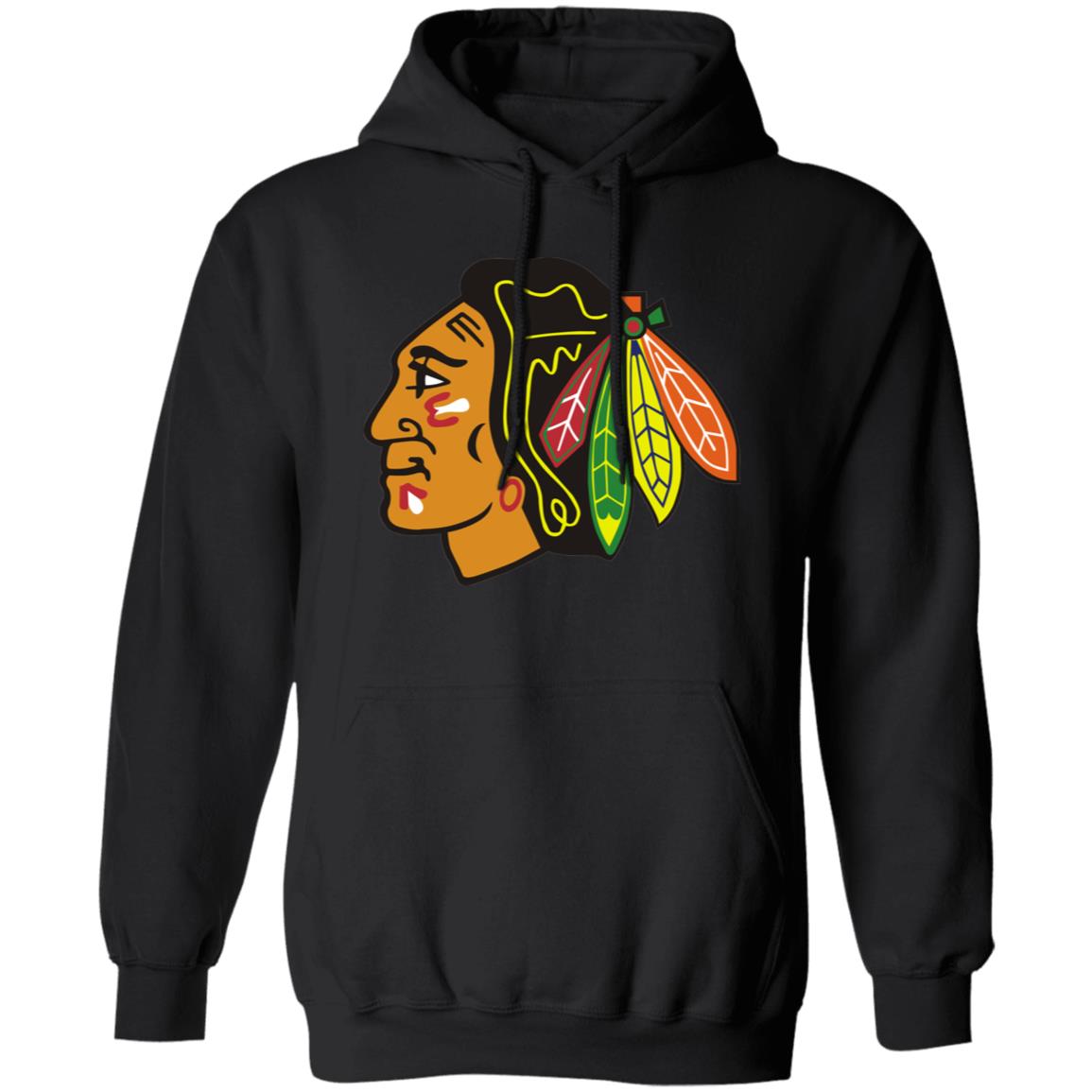 Chicago Blackhawks Ice hockey Unisex Sizing Blend Material Pullover Hoodie - Image 4