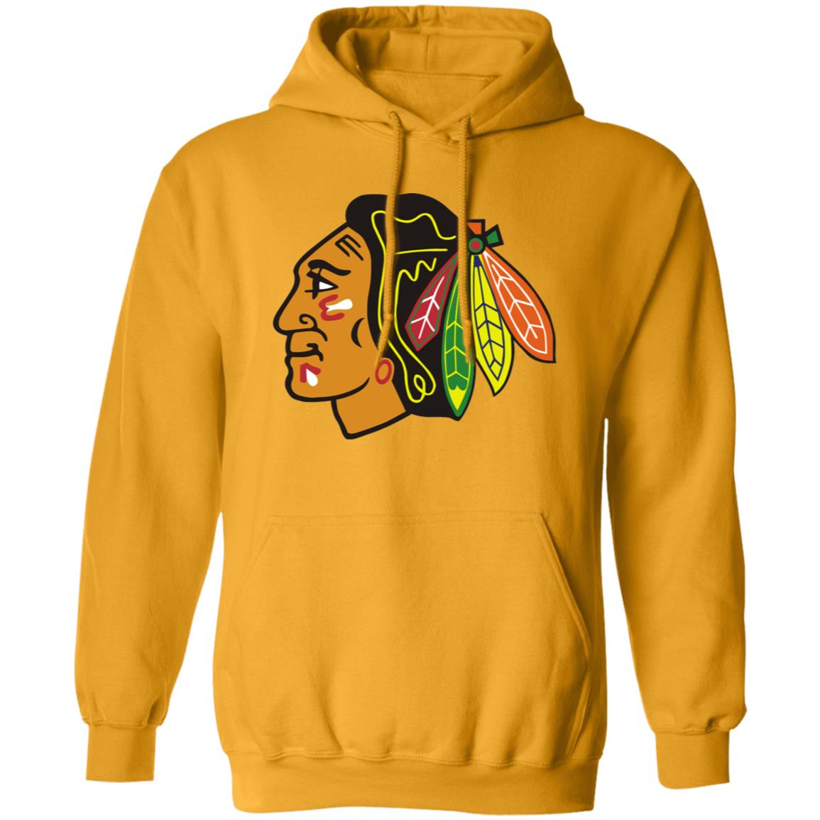 Chicago Blackhawks Ice hockey Unisex Sizing Blend Material Pullover Hoodie - Image 6