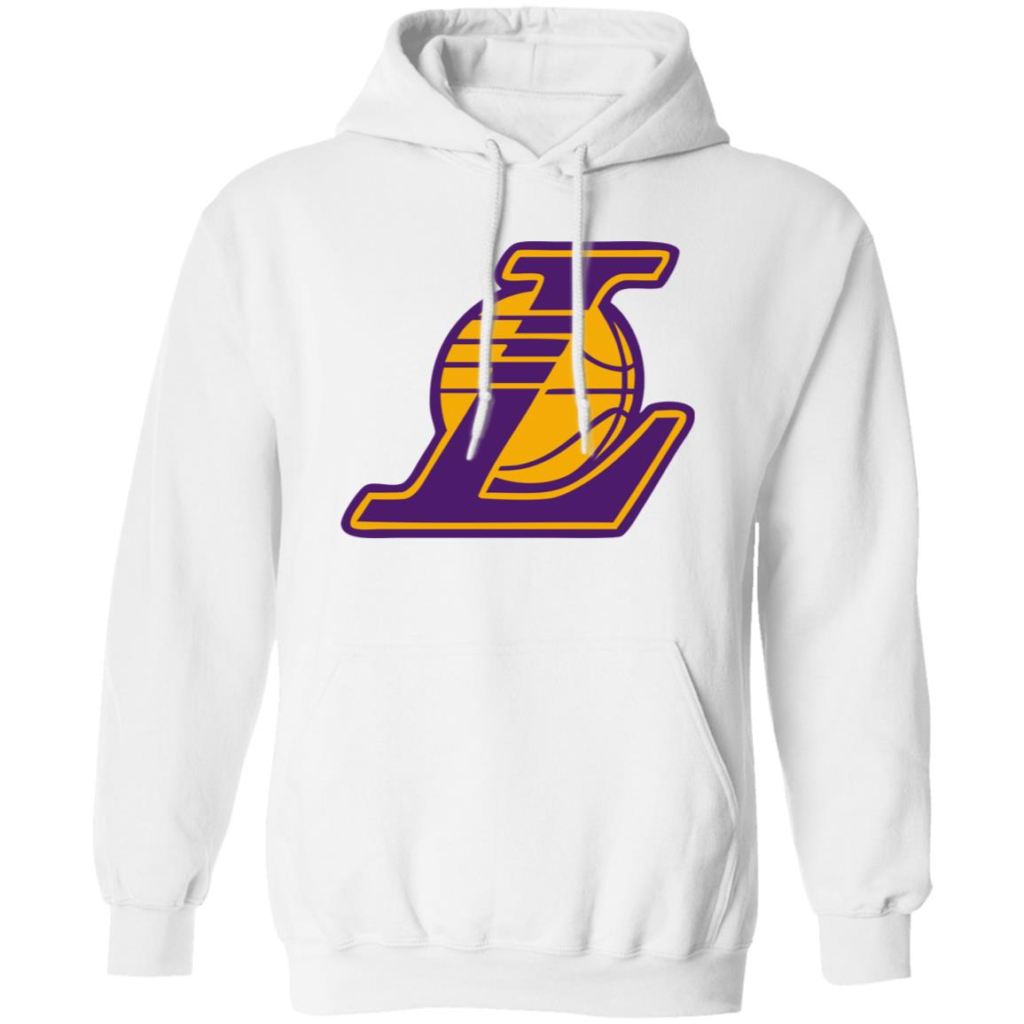 Los Angeles Lakers Basketball Unisex Sizing Blend Material Pullover Hoodie - Image 3