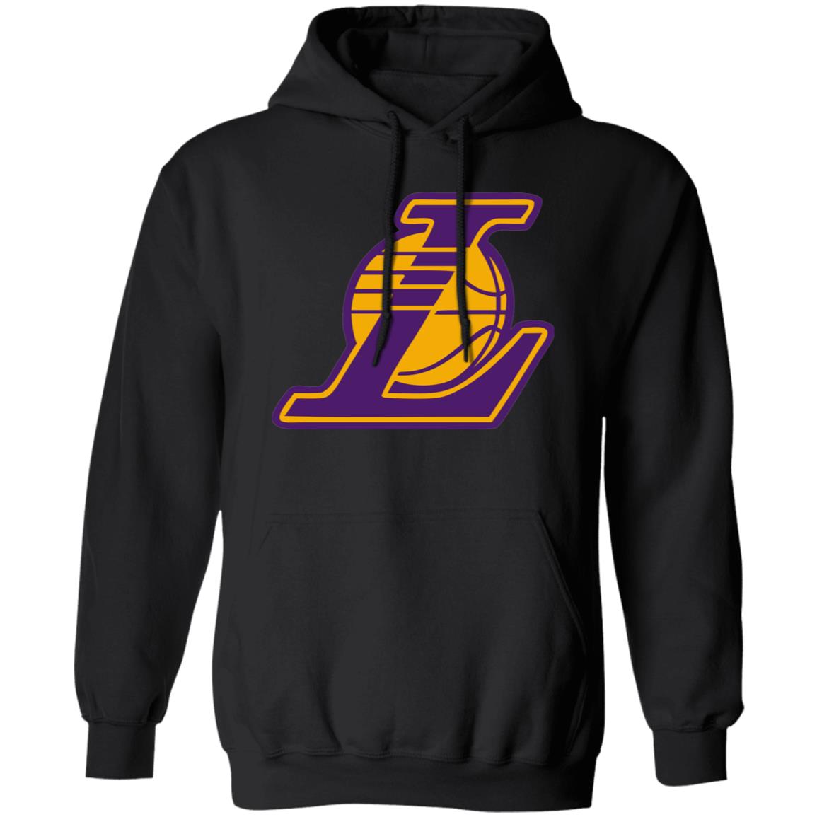 Los Angeles Lakers Basketball Unisex Sizing Blend Material Pullover Hoodie - Image 4