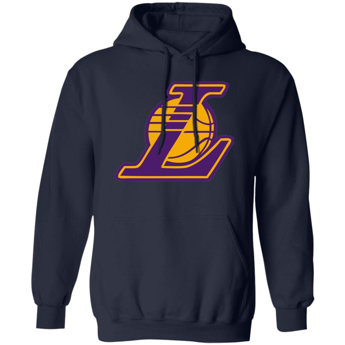 Los Angeles Lakers Basketball Unisex Sizing Blend Material Pullover Hoodie - Image 5