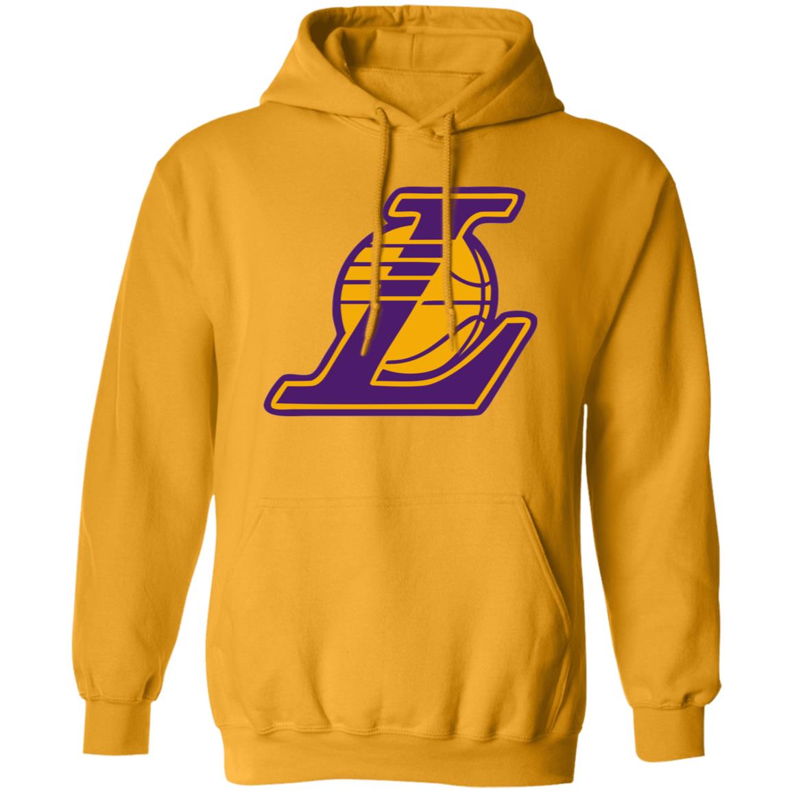 Los Angeles Lakers Basketball Unisex Sizing Blend Material Pullover Hoodie - Image 6