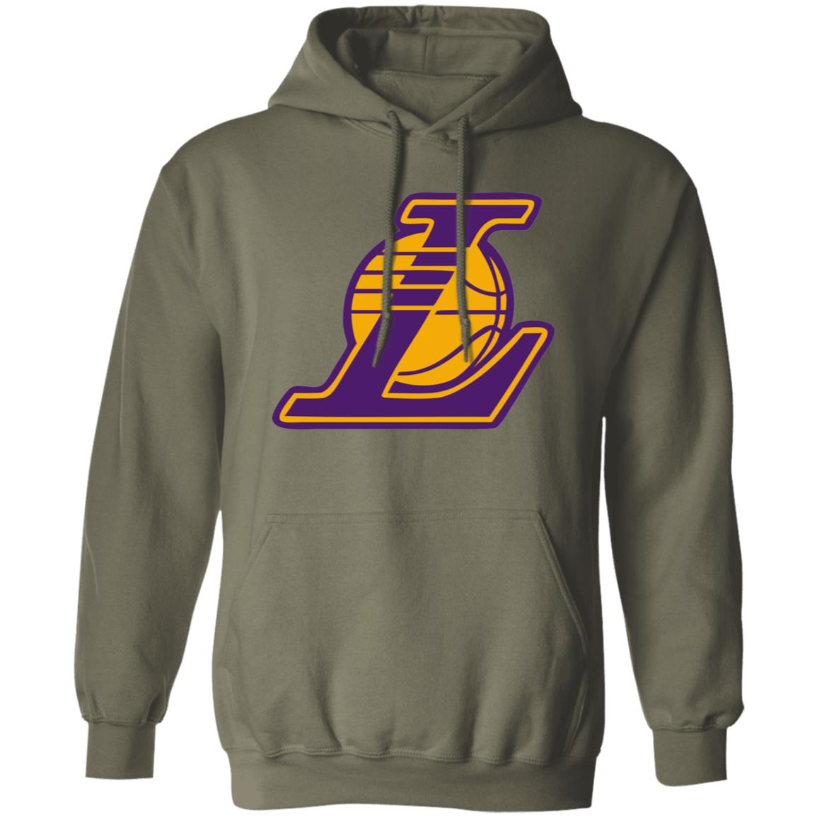 Los Angeles Lakers Basketball Unisex Sizing Blend Material Pullover Hoodie - Image 9