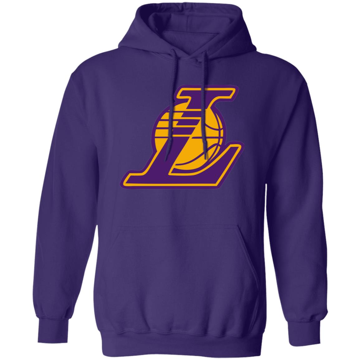 Los Angeles Lakers Basketball Unisex Sizing Blend Material Pullover Hoodie - Image 11