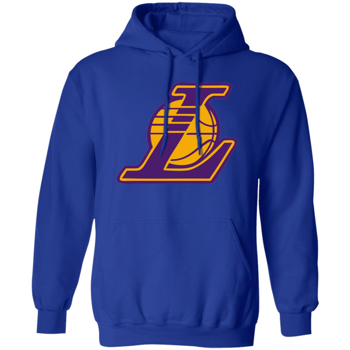 Los Angeles Lakers Basketball Unisex Sizing Blend Material Pullover Hoodie - Image 12