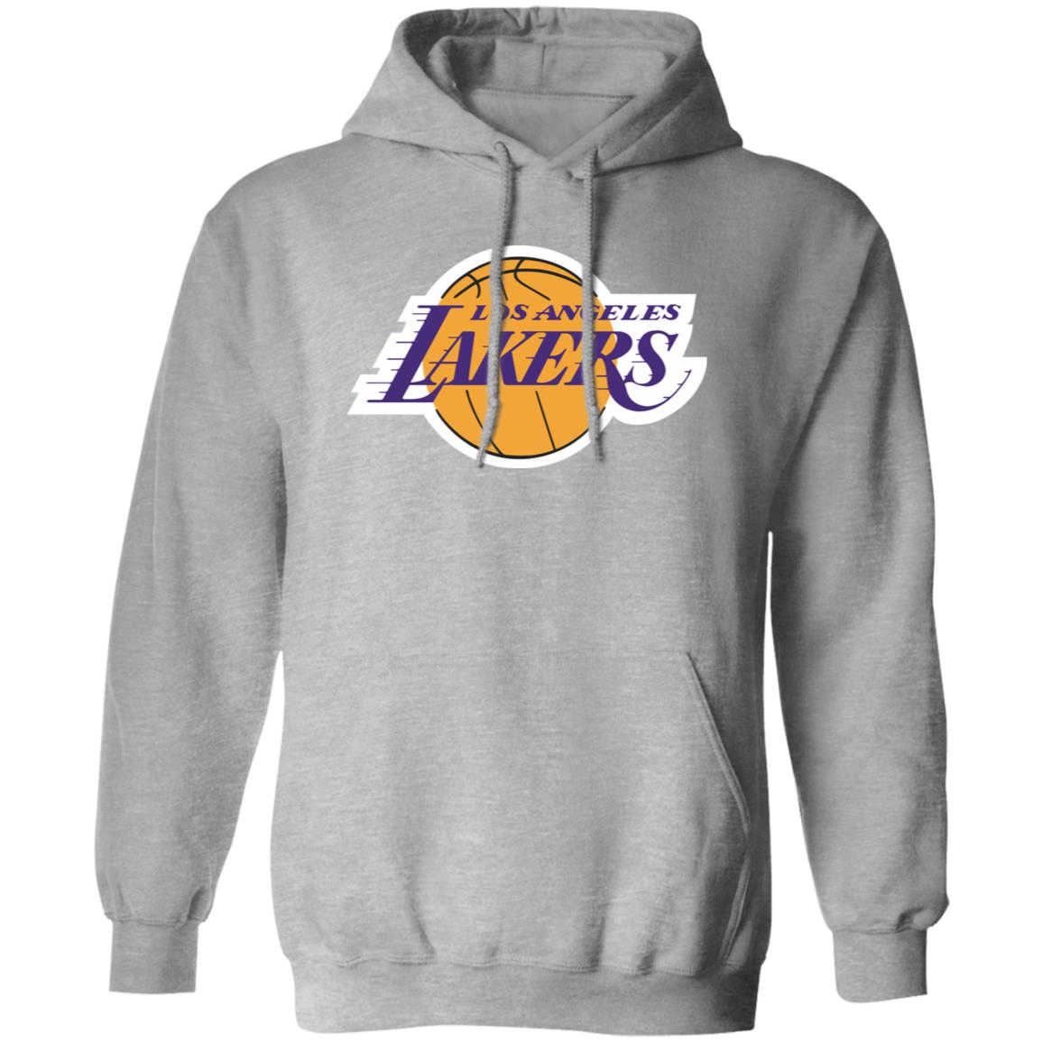 Los Angeles Lakers Basketball Unisex Sizing Blend Material Pullover Hoodie - Image 2