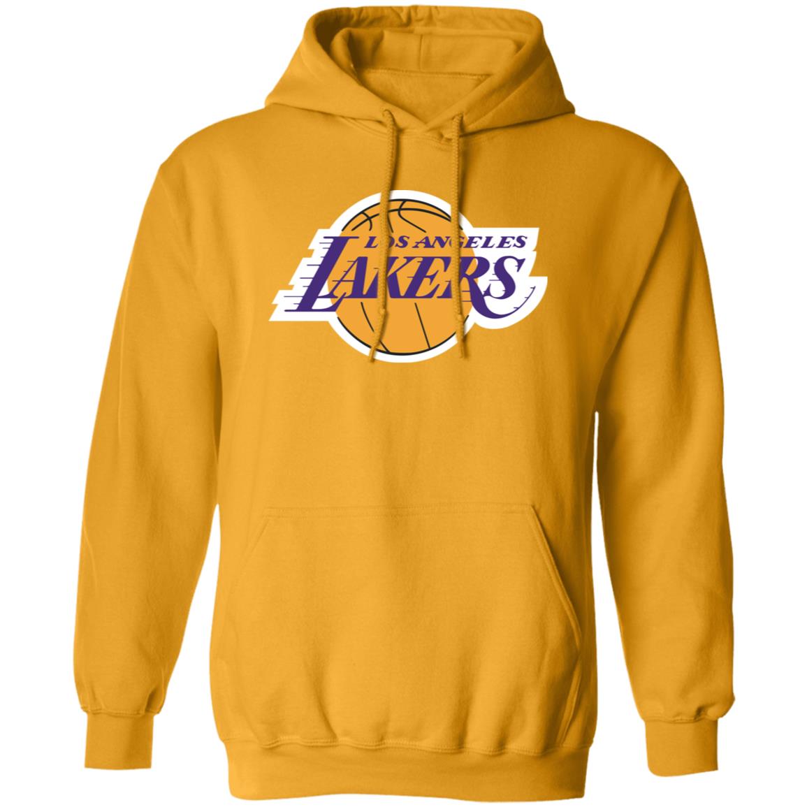 Los Angeles Lakers Basketball Unisex Sizing Blend Material Pullover Hoodie - Image 6