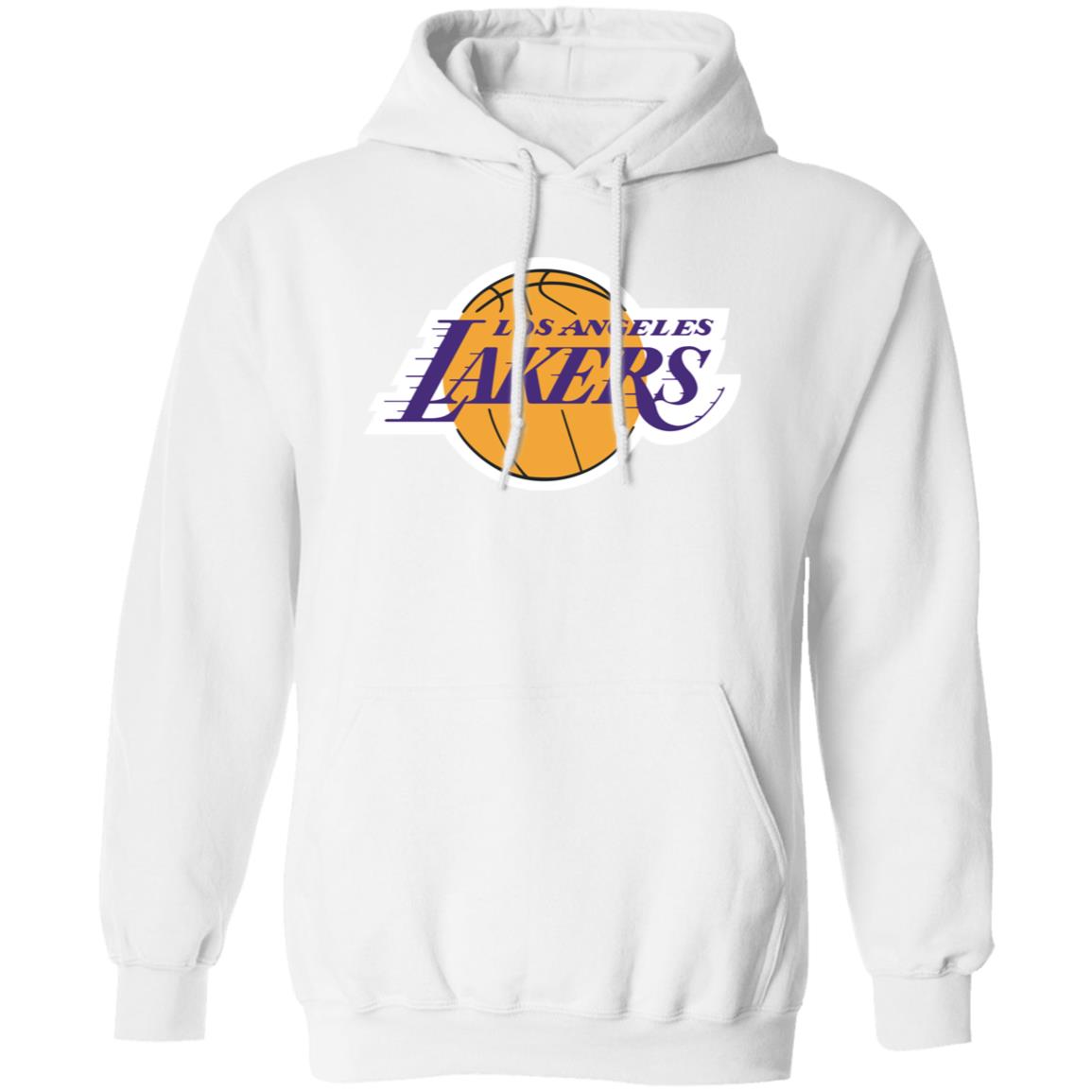 Los Angeles Lakers Basketball Unisex Sizing Blend Material Pullover Hoodie - Image 3