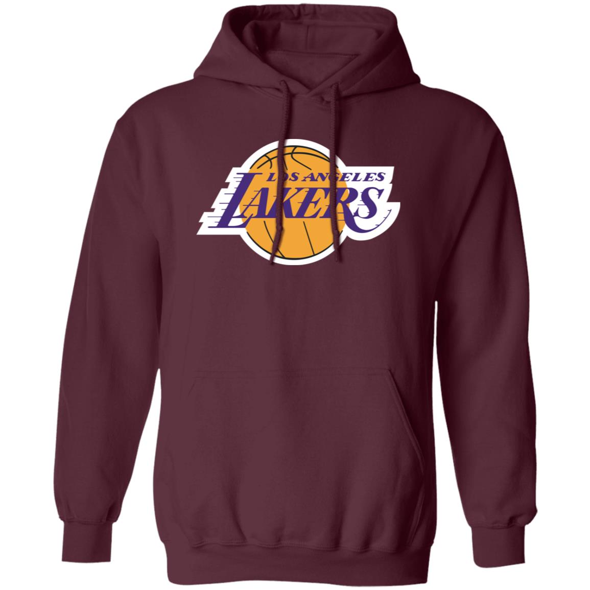 Los Angeles Lakers Basketball Unisex Sizing Blend Material Pullover Hoodie - Image 8