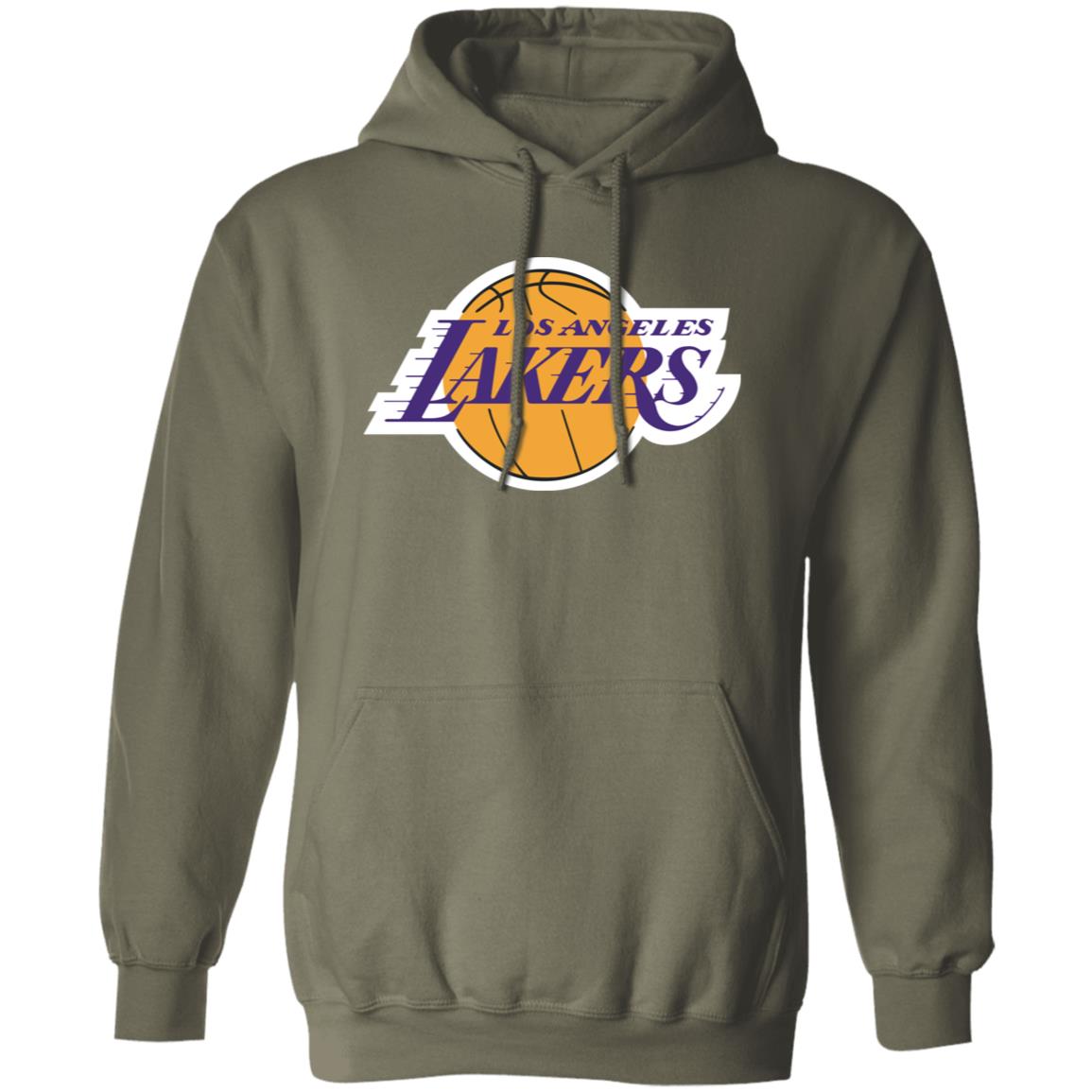 Los Angeles Lakers Basketball Unisex Sizing Blend Material Pullover Hoodie - Image 9