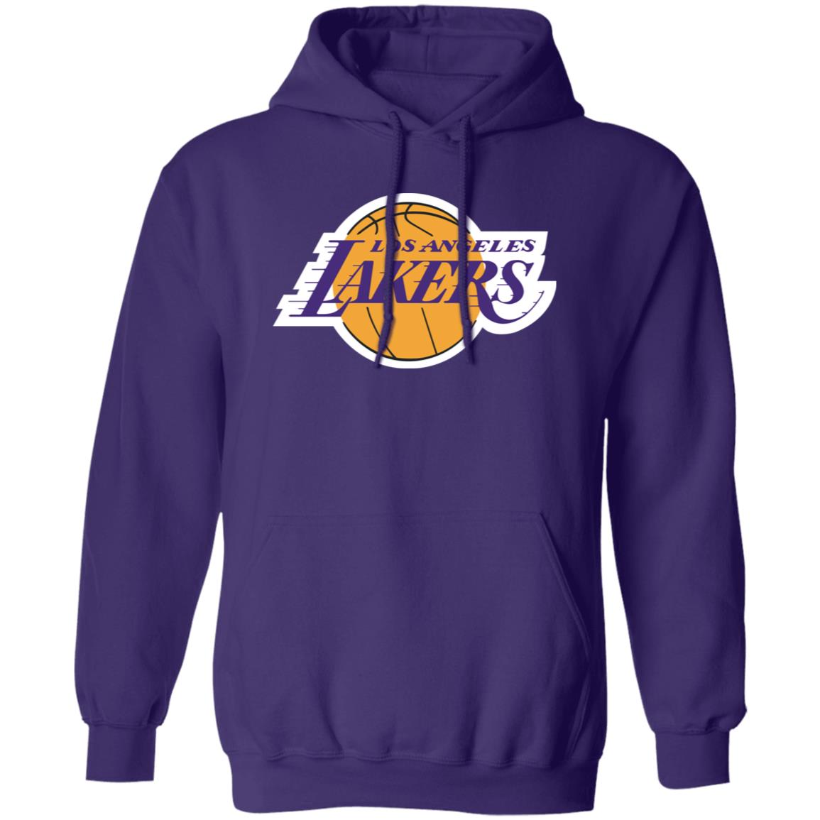 Los Angeles Lakers Basketball Unisex Sizing Blend Material Pullover Hoodie - Image 11
