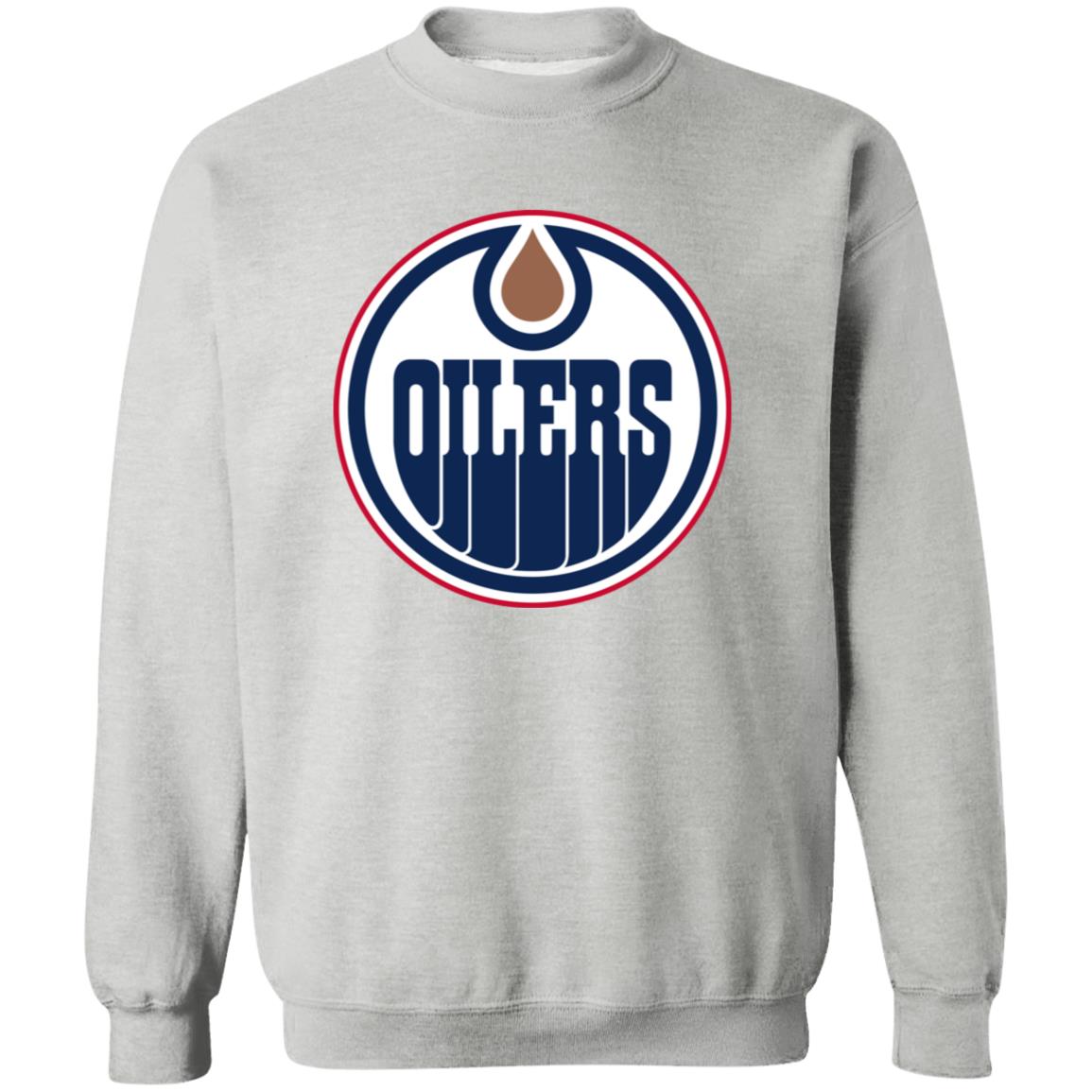 Edmonton Oilers Ice hockey Unisex Sizing Blend Material Crewneck Pullover Sweatshirt - Image 2